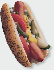 Chicago-style hot dog
